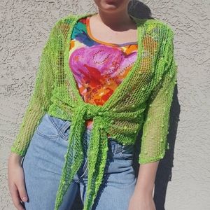 green net jackets 90s vintage